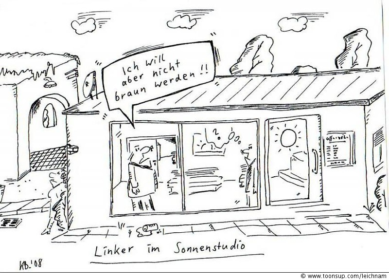 Cartoon: Braun werden ... 1