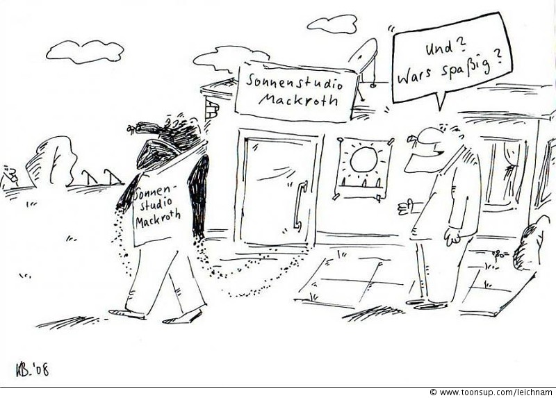 Cartoon: Wars spaßig? 1