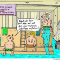 In der Sauna