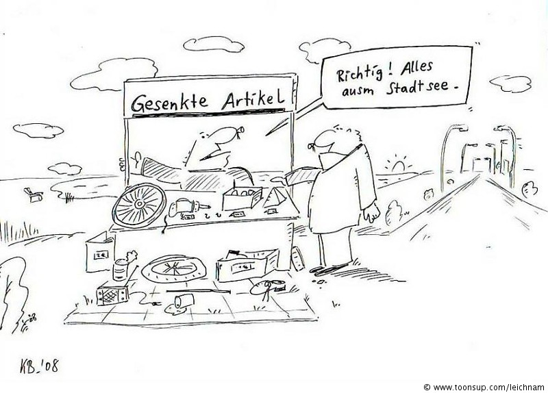 Cartoon: Gesenkte Artikel 1