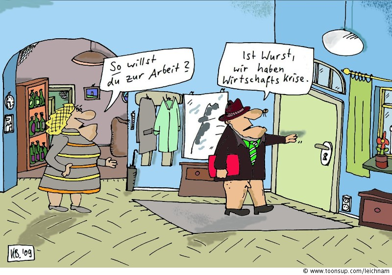 Cartoon: Zur Arbeit 1