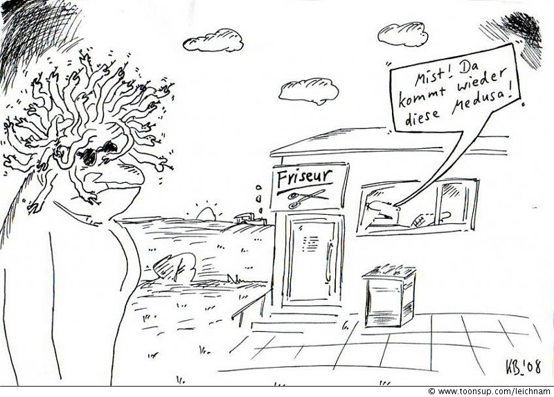 Cartoon: Medusa 1