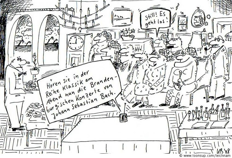 Cartoon: Klassik am Abend 1