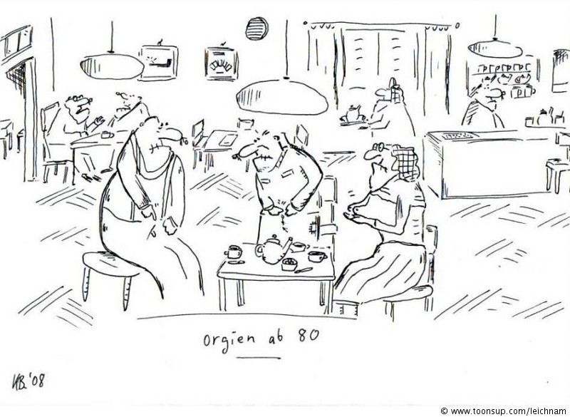 Cartoon: Orgien ab 80 1