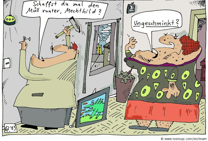 Cartoon: Müll runter 1