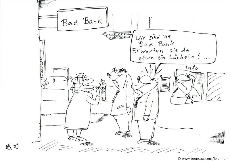 Cartoon: Bad Bank 1