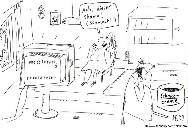 Cartoon: Ach - dieser Obama ... 1