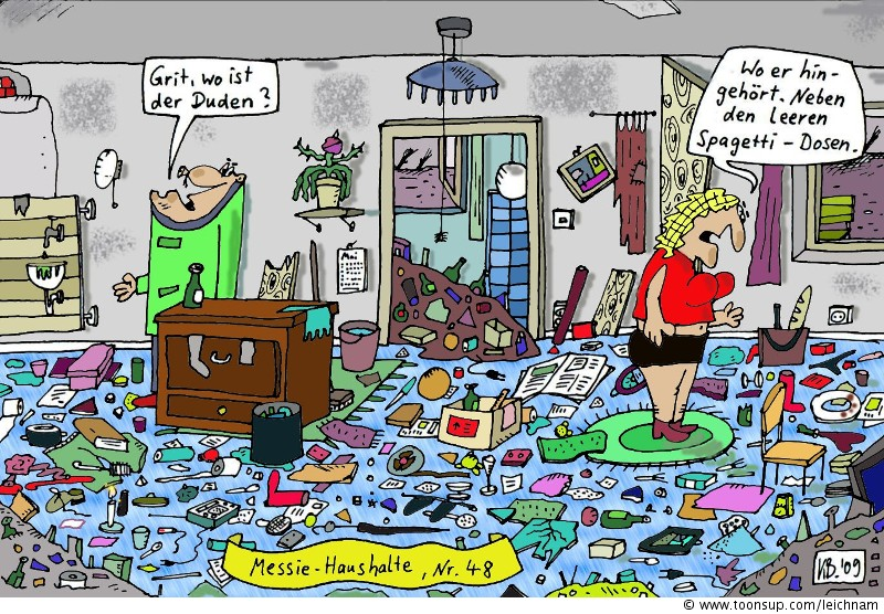 Cartoon: Wo ist der Duden? 1