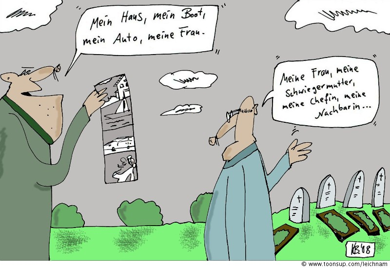 Cartoon: Mein Haus, mein Boot ... 1