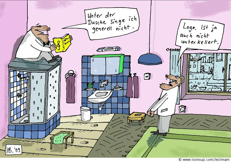 Cartoon: Dusche 1