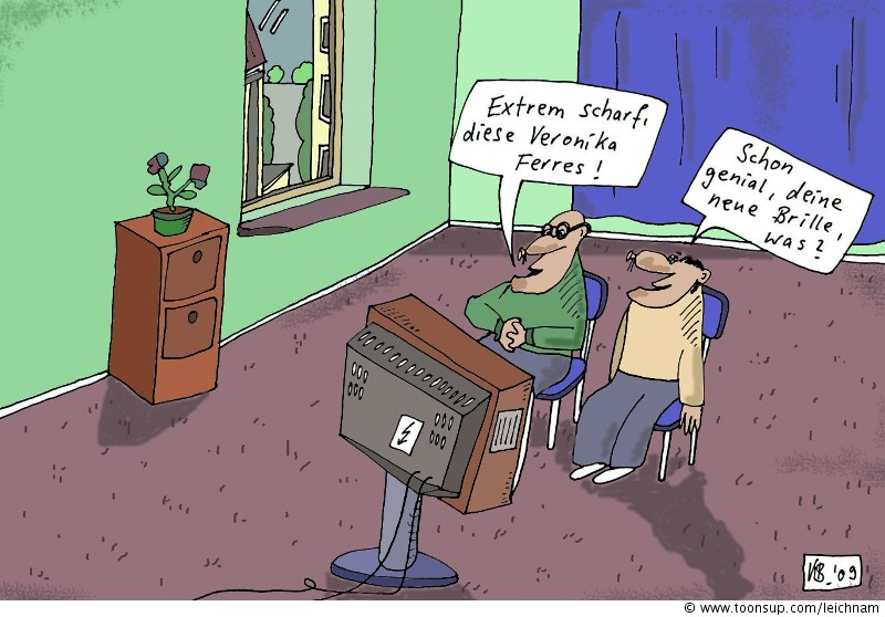 Cartoon: Extrem scharf 1