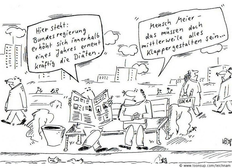 Cartoon: Diäten 1