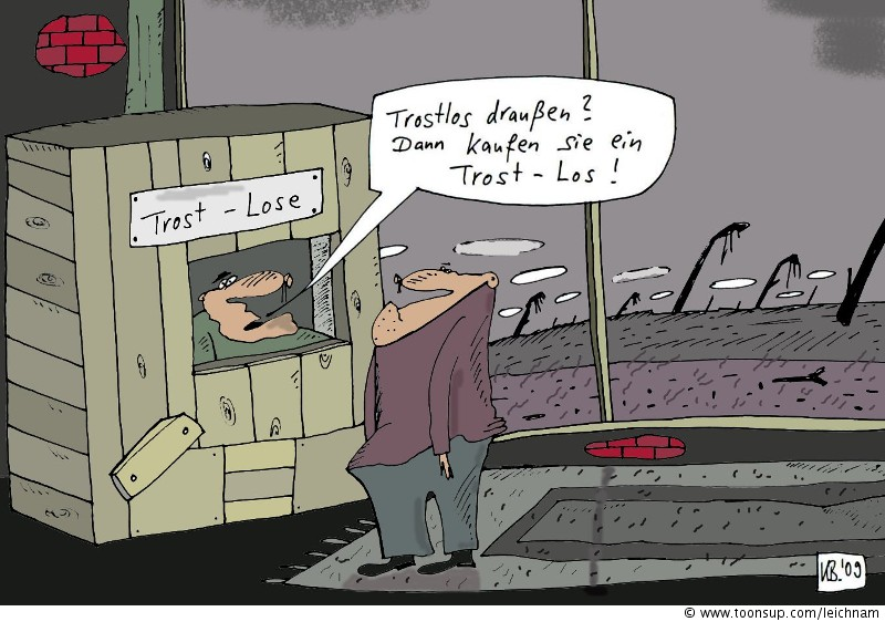 Cartoon: Trostlos 1