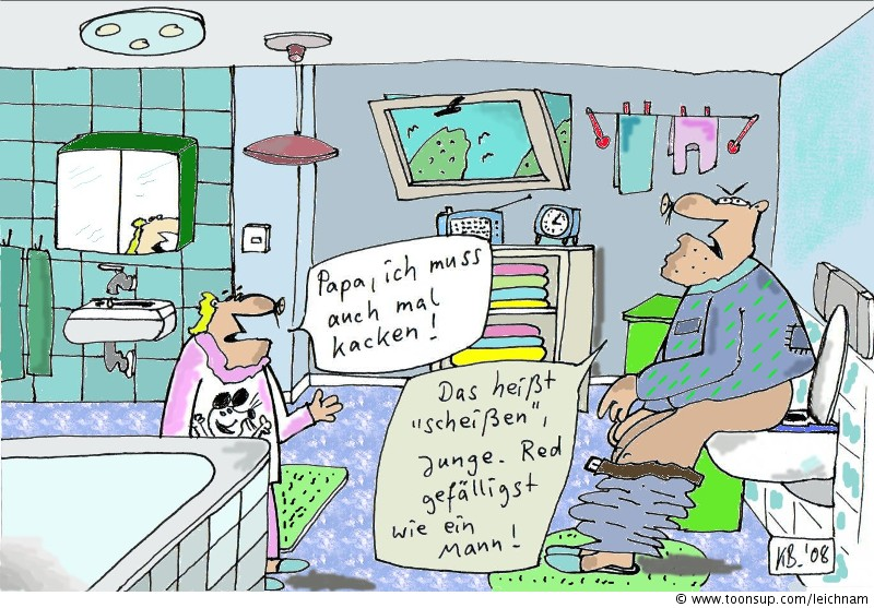 Cartoon: Papa, ich ... 1