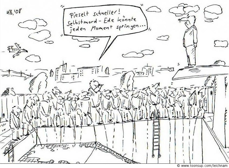 Cartoon: Selbstmord-Ede 1