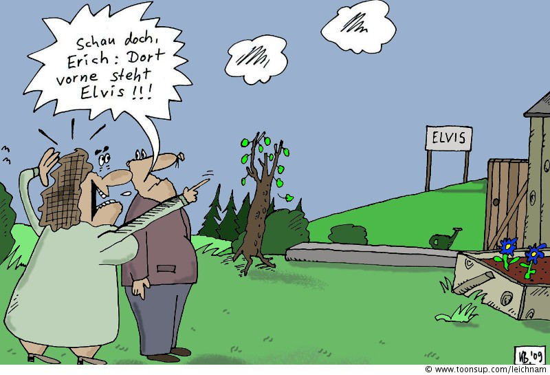 Cartoon: Schau doch, Erich! 1