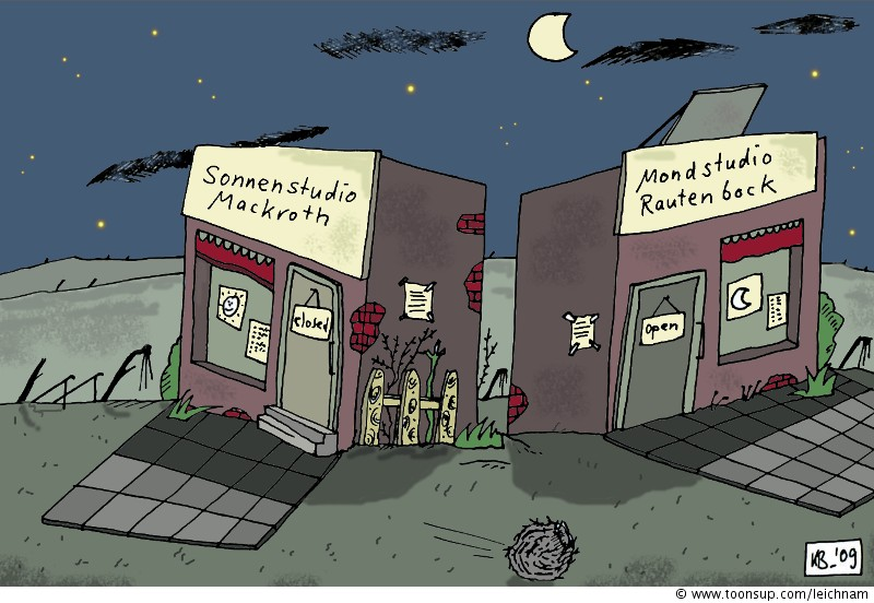 Cartoon: Mackroth nebst Konkurrenz 1