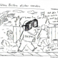 Wenn Brillen dicker werden