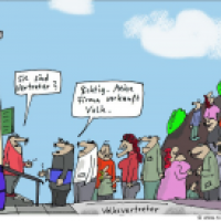 Sie sind Vertreter?