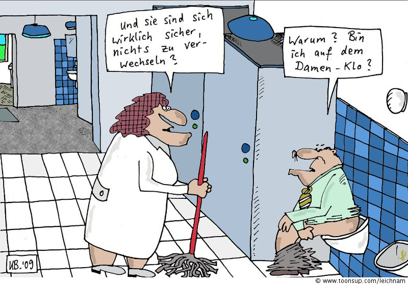 Cartoon: WC-Erlebnisse 1