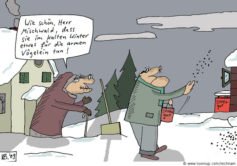 Cartoon: Im kalten Winter 1