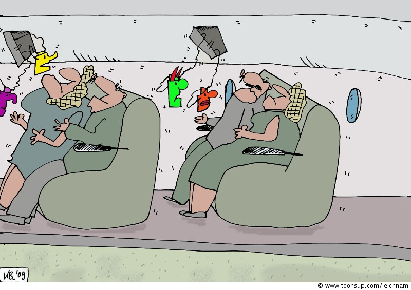 Cartoon: Turbulenzen 1