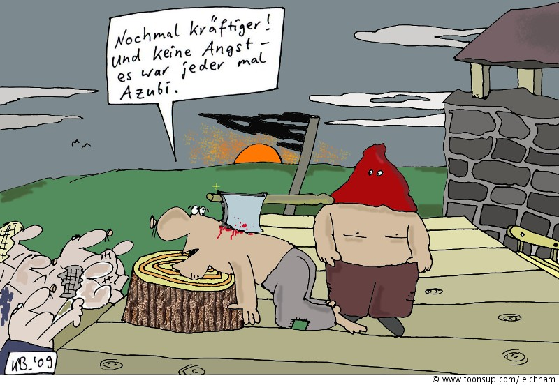 Cartoon: Missgeschick 1