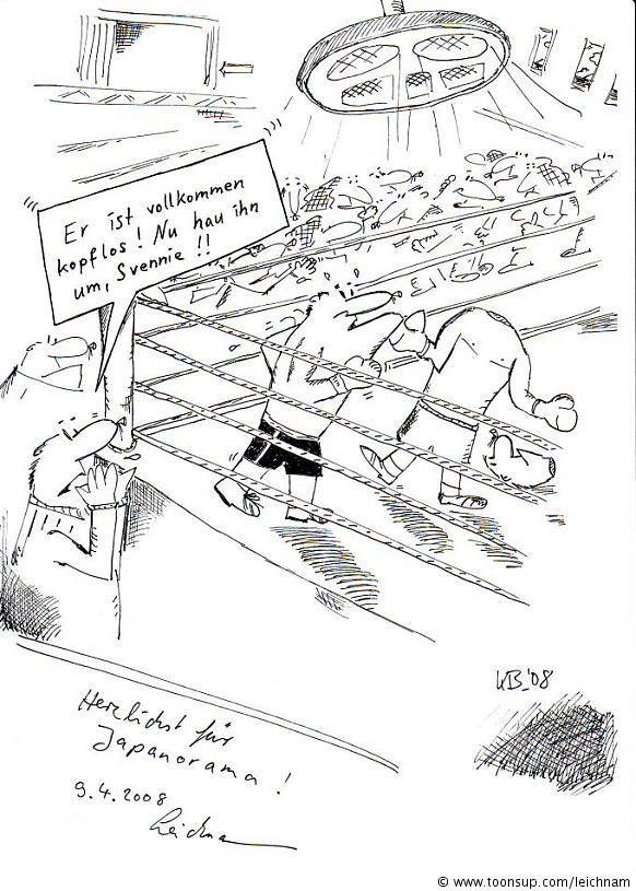 Cartoon: Boxkampf 1
