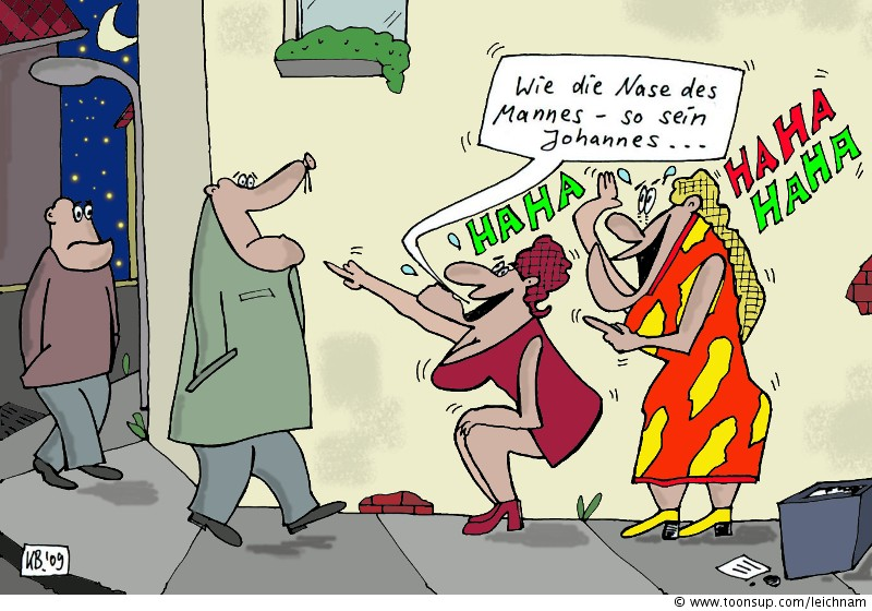 Cartoon: Wie die Nase ... 1