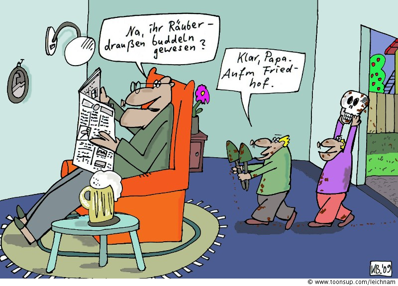 Cartoon: Vaterglück 1