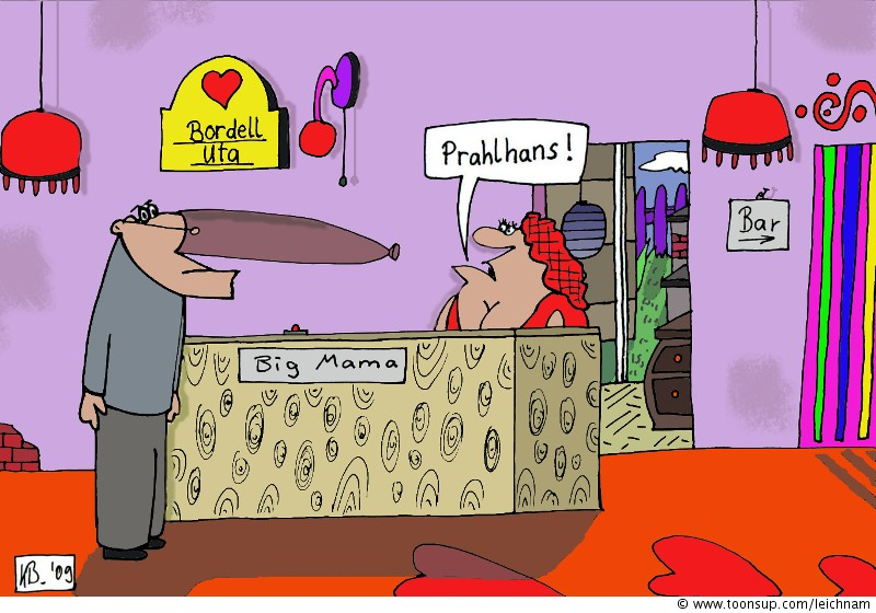 Cartoon: Wieder mal Bordell 1