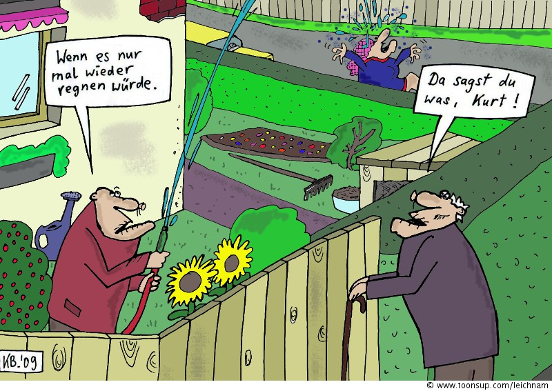 Cartoon: Vorgarten-Geschichten 1