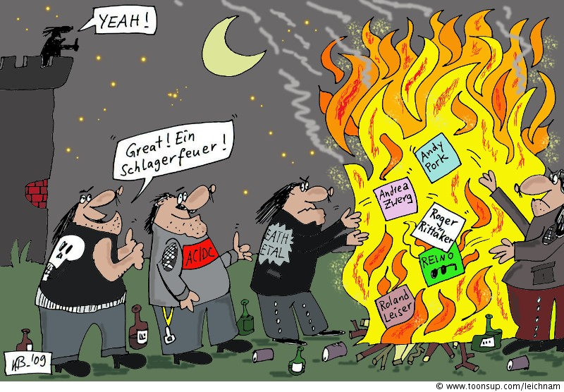 Cartoon: Die Rockers wieder ... 1