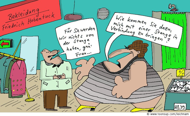 Cartoon: Friedrich Hobentuck 1