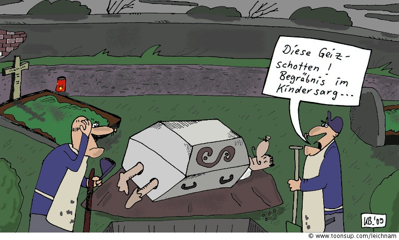 Cartoon: Totenacker Lauenforst 1