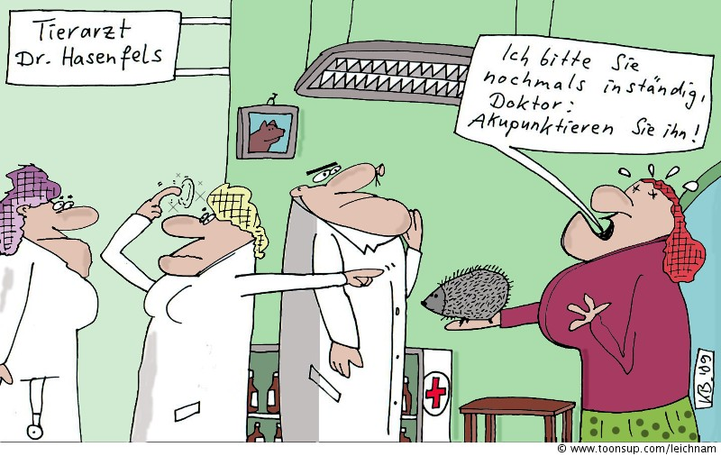 Cartoon: Dr. Hasenfels 1