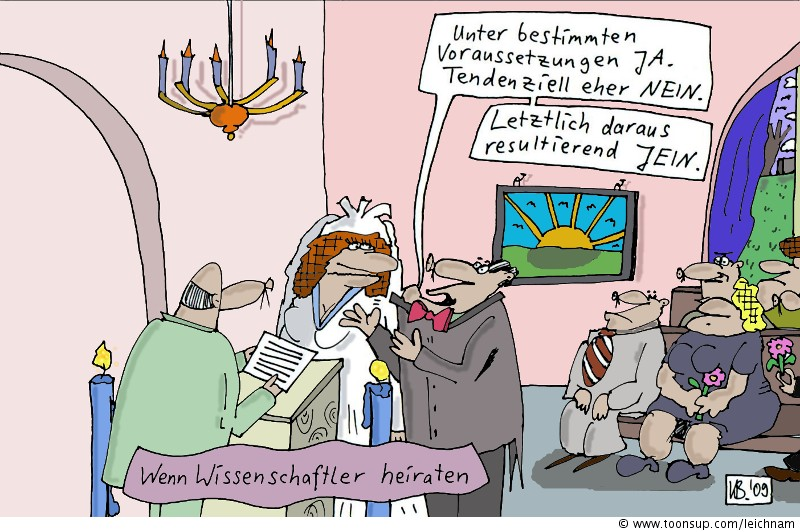 Cartoon: Wieder Hochzeit 1