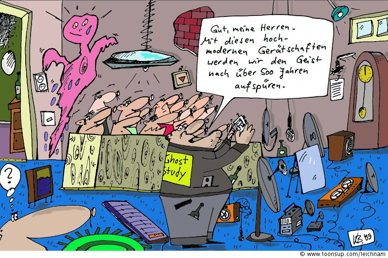 Cartoon: Spukhaus zu Wasserburg 1