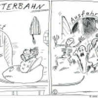 Elli fährt Geisterbahn