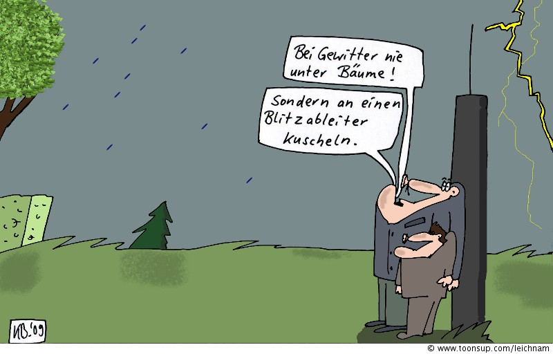Cartoon: Gewitter 1