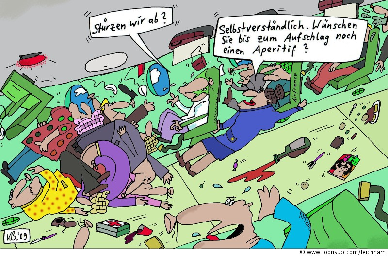 Cartoon: Unglück 1
