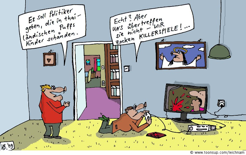 Cartoon: Ab und an Thailand ... 1
