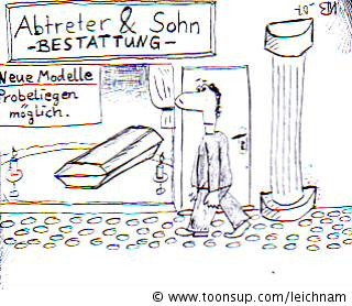 Cartoon: Abtreter & Sohn 1