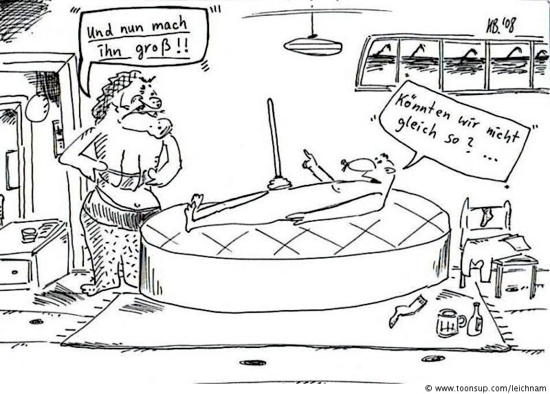 Cartoon: Mach ihn groß! 1