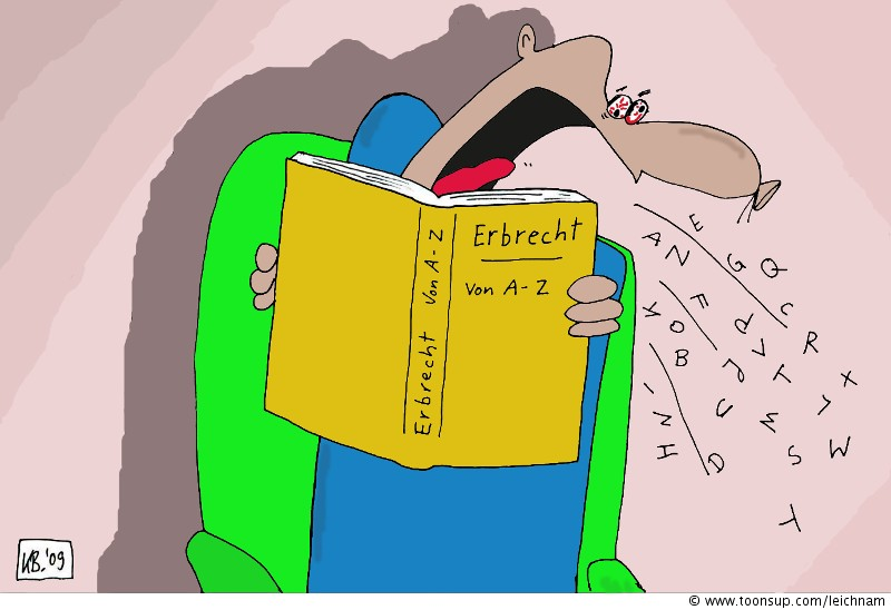 Cartoon: Fachbuch 1