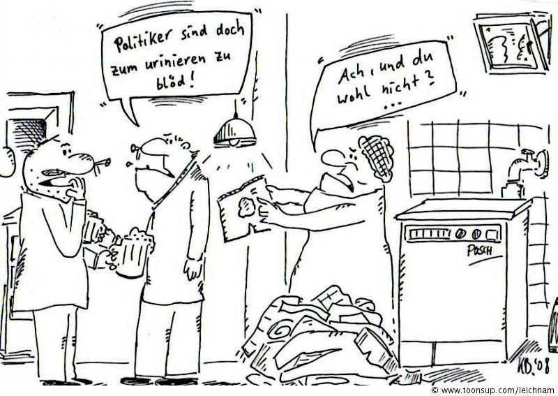 Cartoon: Politiker sind doch ... 1
