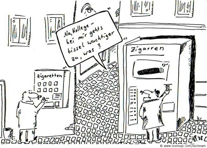 Cartoon: Na, Kollege ... 1