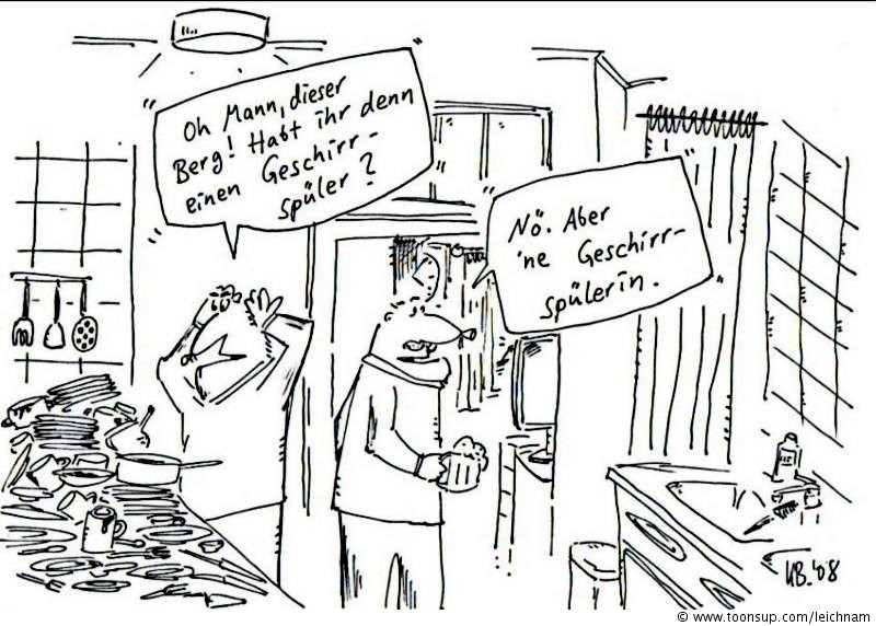 Cartoon: Spüler? 1