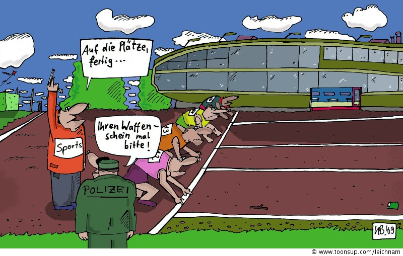 Cartoon: diensteifrig 1