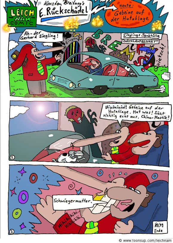 Comic: E. Rücksch.: Gebeine 1